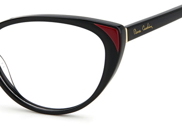 Premium Women Pierre Cardin Eyeglasses: P.C. 8501 - Black & Red - SpecSMART Eye Clinic (Zoom View)